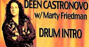 Deen Castronovo & Marty Friedman Drum Intro Saturation Point Dragon's Kiss
