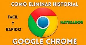 Como Borrar el Historial de Navegación Google Chrome 2020 || Eliminar Historial de Google