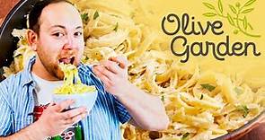 Remaking The Perfect Olive Garden Fettuccine Alfredo | Delish