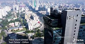 Habib Bank Limited Tower Karachi (HBL)❤🇵🇰 #karachi #HBL #hbltower #parktowerclifton #teentalwar #teentalwarclifton #clifton #cliftonkarachi #karachidroneview #psl #hblpsl #hblpsl2022 #Levelhai #pakistankhelega #hellotiktok #explore #foryoupage