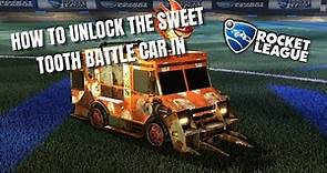 HOW TO UNLOCK THE SWEET TOOTH IN ROCKET LEAGUE!