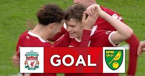 GOAL | Curtis Jones | Liverpool 1-0 Norwich City | Fourth Round | Emirates FA Cup 2023-24
