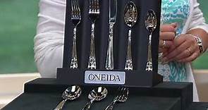 Oneida 18/10 89-piece Fine Flatware Set Service for 12 on QVC