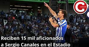 Sergio Canales: así lo corearon más de 15 mil en el Estadio Monterrey