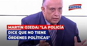 Martín Ojeda: "La policía diceque no tiene órdenes políticas"