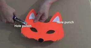 How to make a Fantastic Mr Fox mask