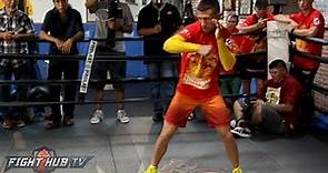 Vasyl Lomachenko's FULL shadow boxing workout - Lomachenko vs. Marriaga video