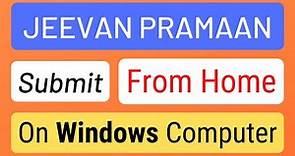 Submit Jeevan Pramaan Digital Life Certificate on Windows 10 computer from Home | Step-By-Step DLC