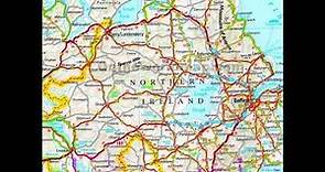 map of Northern Ireland