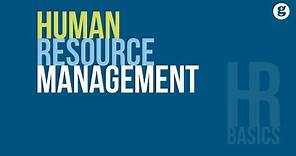 HR Basics: Human Resource Management
