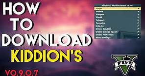How to download Kiddion's Modest Mod Menu v0.9.0.7 on GTA V | Best FREE working Mod Menu!