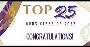 Monroe-Woodbury High School Class of 2022 - Top 25 Announcement
