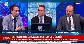 Berkan Kutlu Galatasaray'a Döndü A Spor Spor Ajansı 12.01.2024