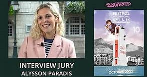 Festival de Saint-Jean-de-Luz 2023 - Interview Alysson Paradis