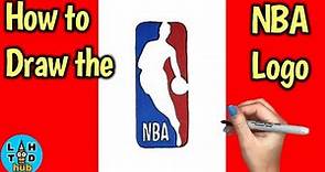 How to Draw the NBA Logo Easy