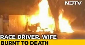 Racing Champ Ashwin Sundar, Wife Die As BMW Hits Tree, Goes Up In Flames