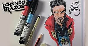 Cómo dibujar al Doctor Strange para principiantes