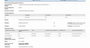 Free Purchase Requisition Form template (Better than excel, word, PDF)