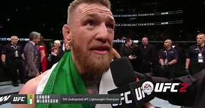 UFC 205: Conor McGregor Octagon Interview