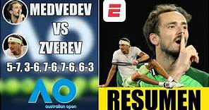 REMONTADA ÉPICA de Medvedev. Vence a Zverev en 5 sets y va a la FINAL vs Sinner | Australian Open