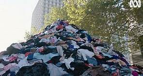 War on Waste: Pile of clothes thrown out in 10 mins - ABC Education