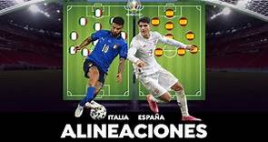 Alineación oficial de España hoy contra Italia en el partido de semifinales de la Eurocopa