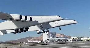Watch Stratolaunch's massive Roc carrier aircraft take off & land