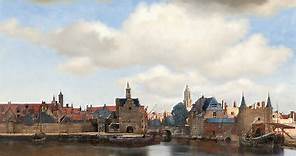 Vue de Delft de Johannes Vermeer - Reproduction tableau