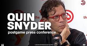 Hawks vs. Raptors Postgame Press Conference: Quin Snyder