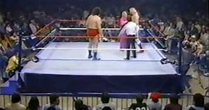 Andre the Giant / Big John Studd BodySlam Challange - March 1983
