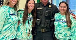 Parkside thanks our SRO, PFC Webster and our Criminal Justice Teacher, Lieutenant Kaiser for ALL that you do! Supporting that thin blue line! 💙💚 #thankapoliceofficerday #SRO #hero #notallheroswearcapes #thinblueline