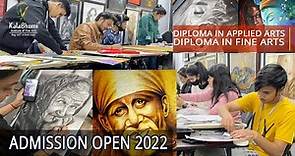 ADMISSION OPEN 2022- Diploma in Fine Arts, Applied Arts, No1 Institute in delhi- @KalabhumiArts