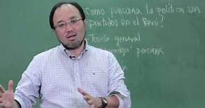 PUCP - ¿Cómo funciona la política sin partidos en el Perú? Aula Abierta con Martín Tanaka