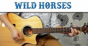 "Wild Horses" Guitar Lesson + Tutorial | The Rolling Stones Acoustic | Chords, Strumming & TAB