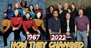 "STAR TREK: The Next Generation 1987 " Cast: Then and Now 2022 How They Changed? [35 Years After]
