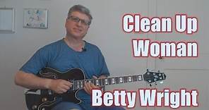 Clean Up Woman (Guitar Lesson with TAB and Backing Track)