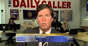 Tucker Carlson on Jon Stewart: “What he had to say was dumb.” (C-SPAN)