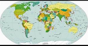 Total countries in the World? Map of all the countries