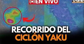 🔴 CICLÓN YAKU EN VIVO | Sigue su recorrido hacia el oeste del Pacífico