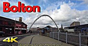 Bolton | Walk Around The City | 4k | 2023