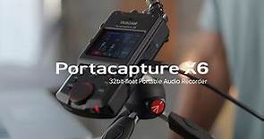TASCAM Portacapture X6 - 32-bit float Handheld Portable Recorder