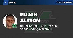 Elijah Alston JUNIOR Defensive Lineman Marshall
