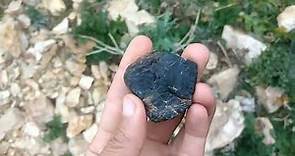 How to identify black diamonds at home |carbonado meteorite stone 🌏