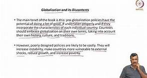Globalization and its Discontents: Joseph Stigiliz
