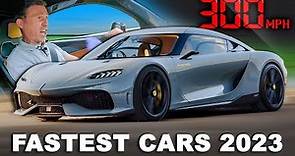 The 15 fastest cars in the world 2023!