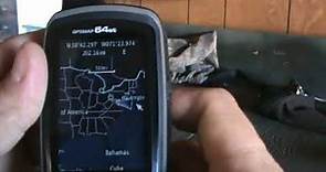 Handheld GPS Garmin 64st review