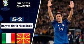 Highlights: Italy vs North Macedonia 5-2 | football Highlights 2023 #italy
