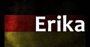 German Song- Erika
