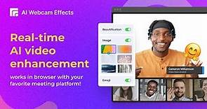 AI Webcam Effects Extension - Quick Introduction and Features Showcase
