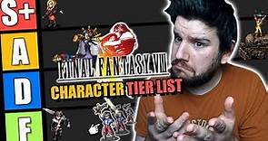 WHO IS THE BEST In Final Fantasy 8!? | FFVIII Character Tier List